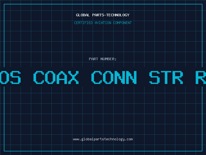 Aviation Part 1 POS COAX CONN STR RCPT