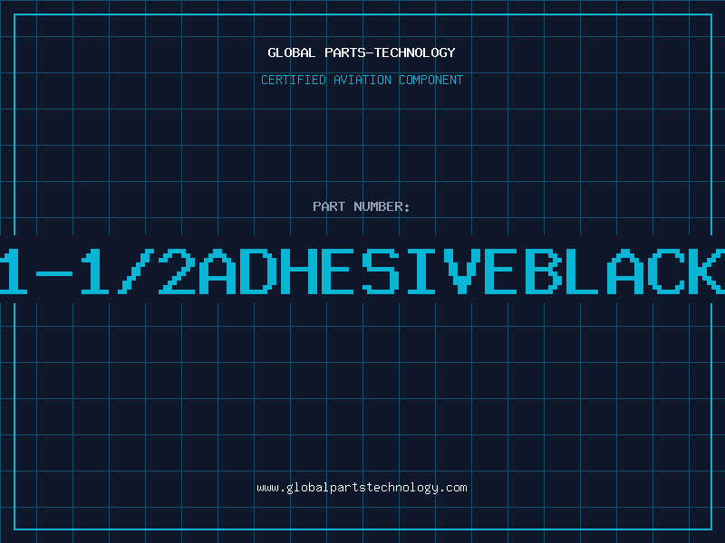Aviation Part 1-1/2ADHESIVEBLACK
