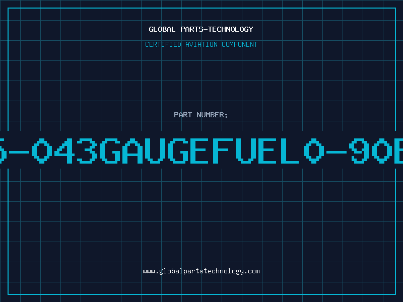 Aviation Part 1-251-015-043GaugeFuel0-90BlkBezInd