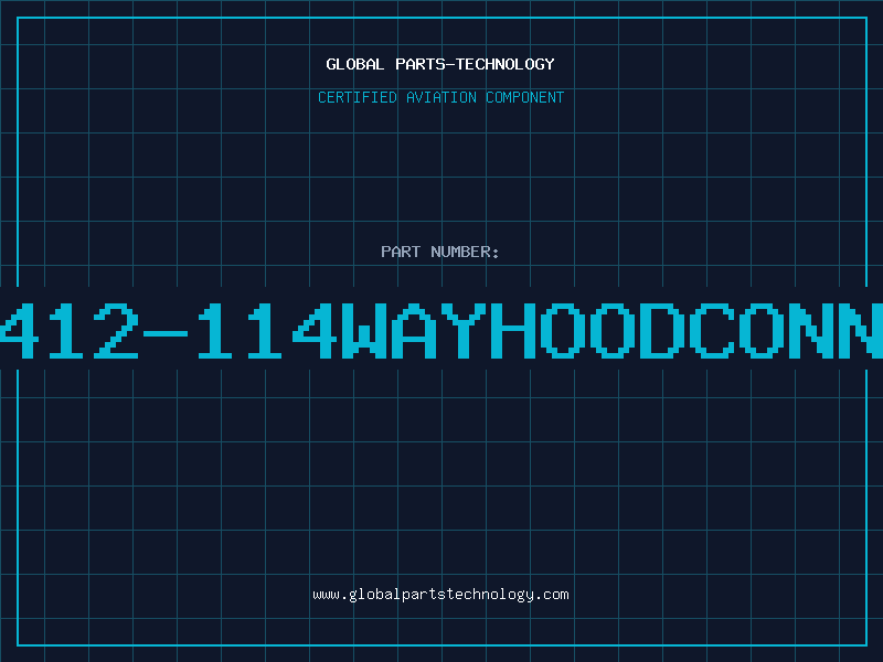 Aviation Part 1-552412-114WAYHOODCONNECTOR