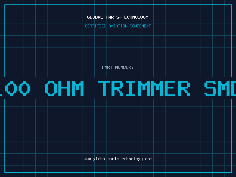 Aviation Part 100 OHM TRIMMER SMD