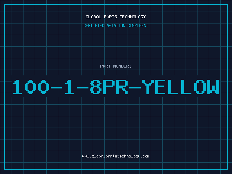 Aviation Part 100-1-8PR-YELLOW