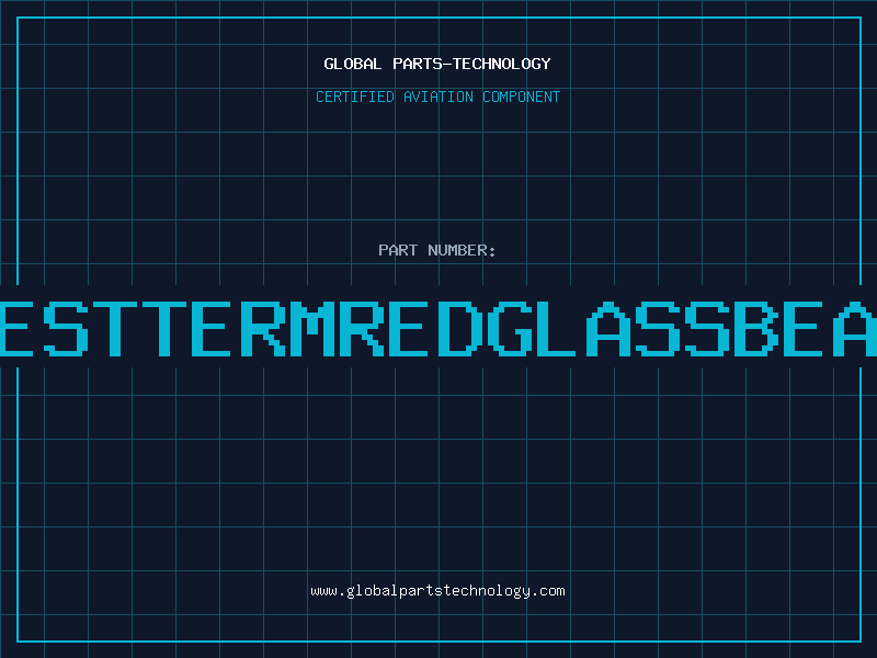 Aviation Part 100-107PCBTESTTERMREDGLASSBEADRAISEDLOOP