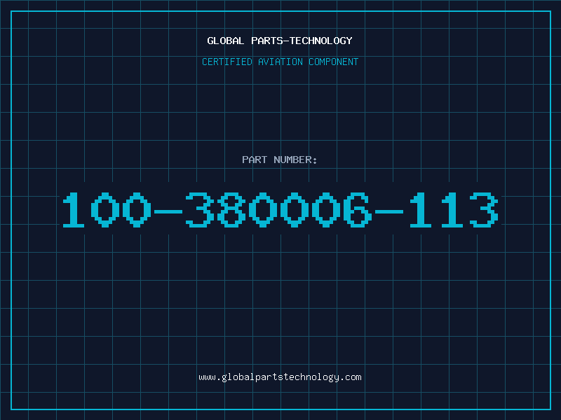 Aviation Part 100-380006-113