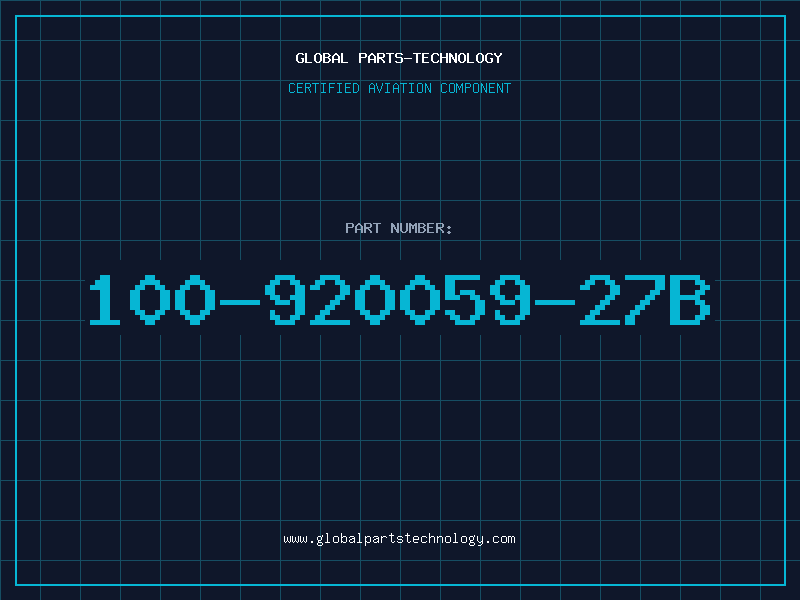 Aviation Part 100-920059-27B