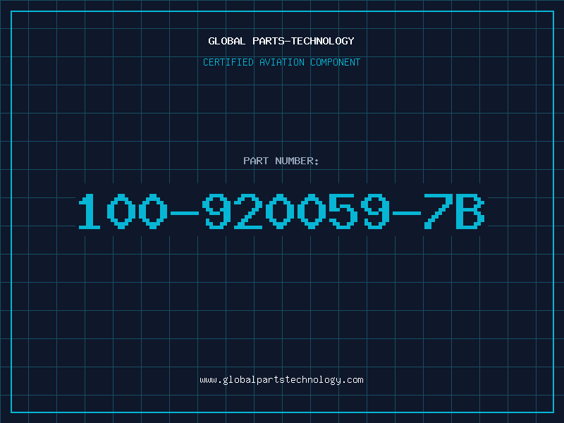 Aviation Part 100-920059-7B