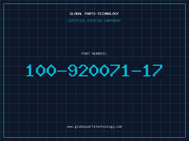 Aviation Part 100-920071-17
