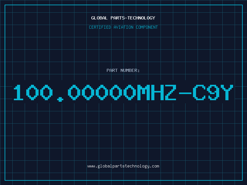 Aviation Part 100.00000MHZ-C9Y