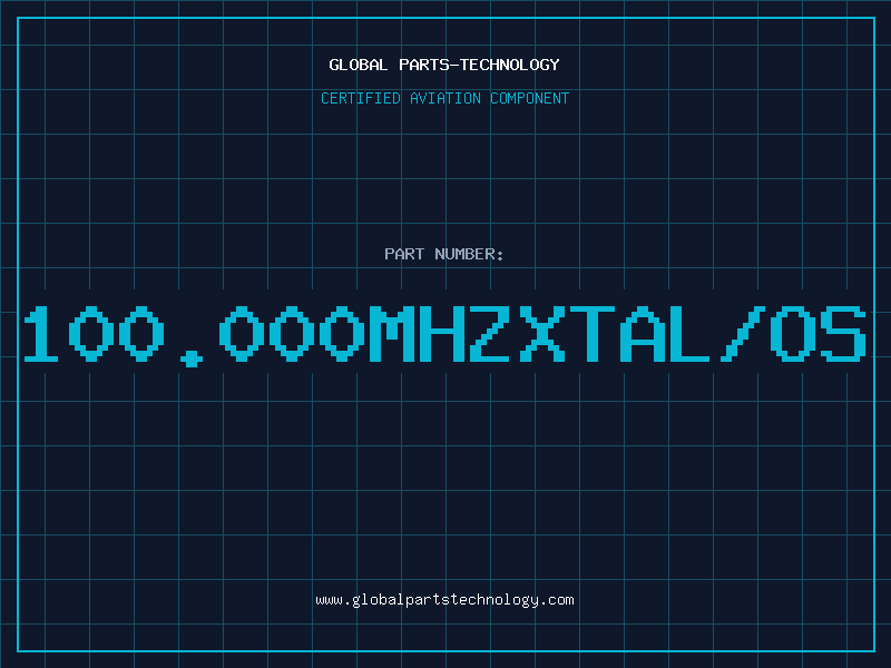 Aviation Part 100.000MHZXTAL/OS