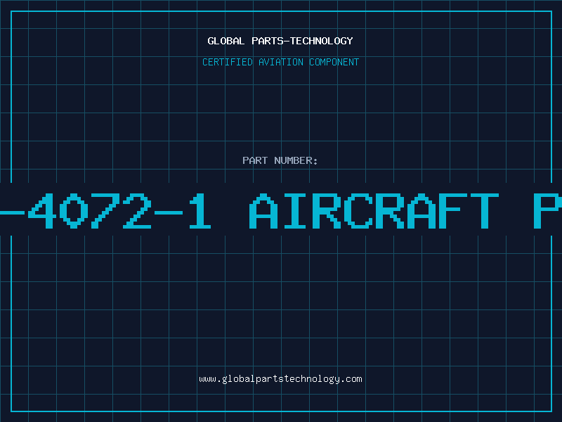Aviation Part 101-4072-1 aircraft part