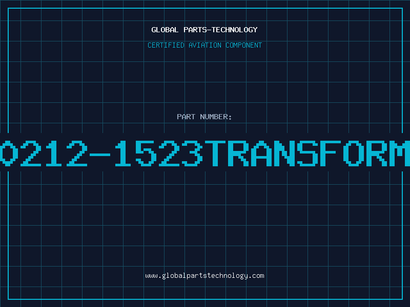 Aviation Part 10212-1523TRANSFORME