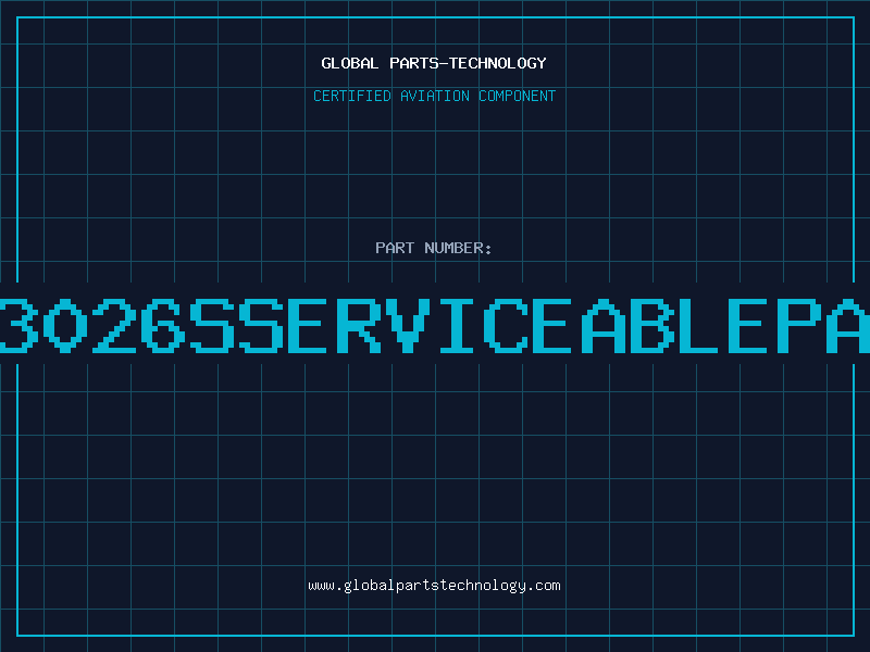 Aviation Part 103026Sserviceablepart
