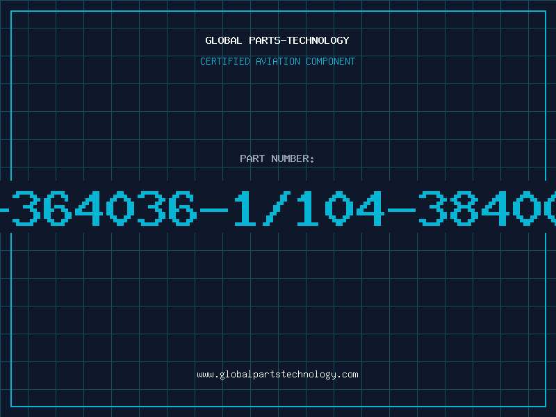 Aviation Part 104-364036-1/104-384005-1