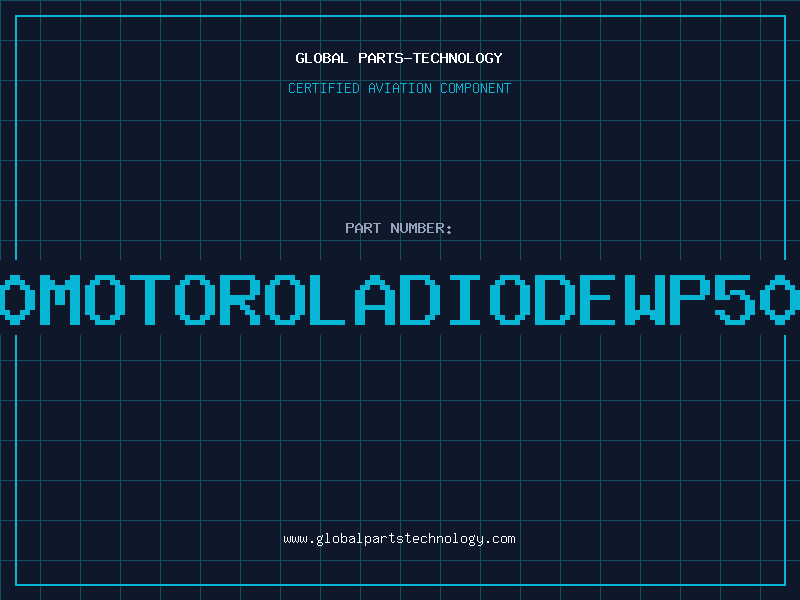 Aviation Part 104000MOTOROLADIODEWP50091L1