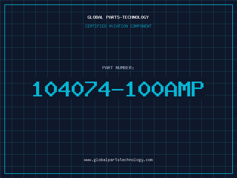 Aviation Part 104074-100AMP