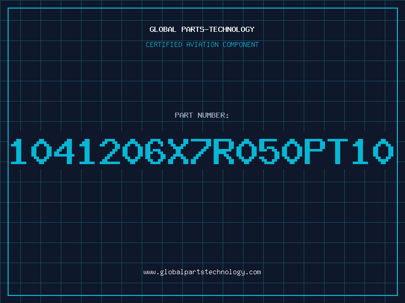 Aviation Part 1041206X7R050PT10