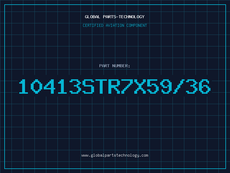 Aviation Part 10413STR7X59/36