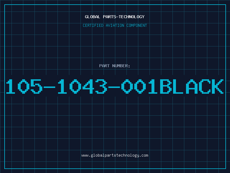 Aviation Part 105-1043-001BLACK