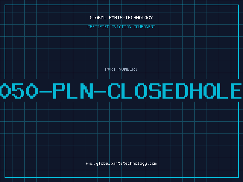 Aviation Part 1050-PLN-CLOSEDHOLES