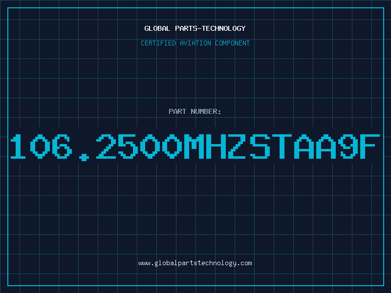 Aviation Part 106.2500MHZSTAA9F