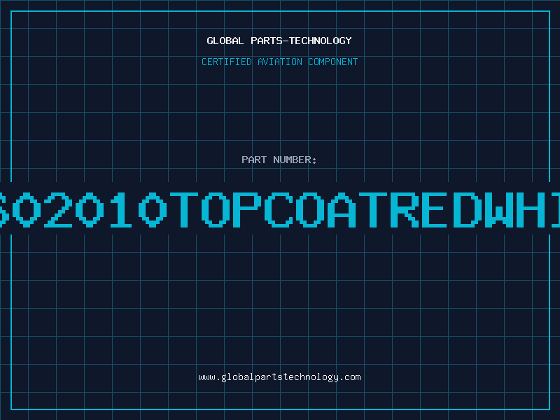 Aviation Part 10602010TOPCOATREDWHITE