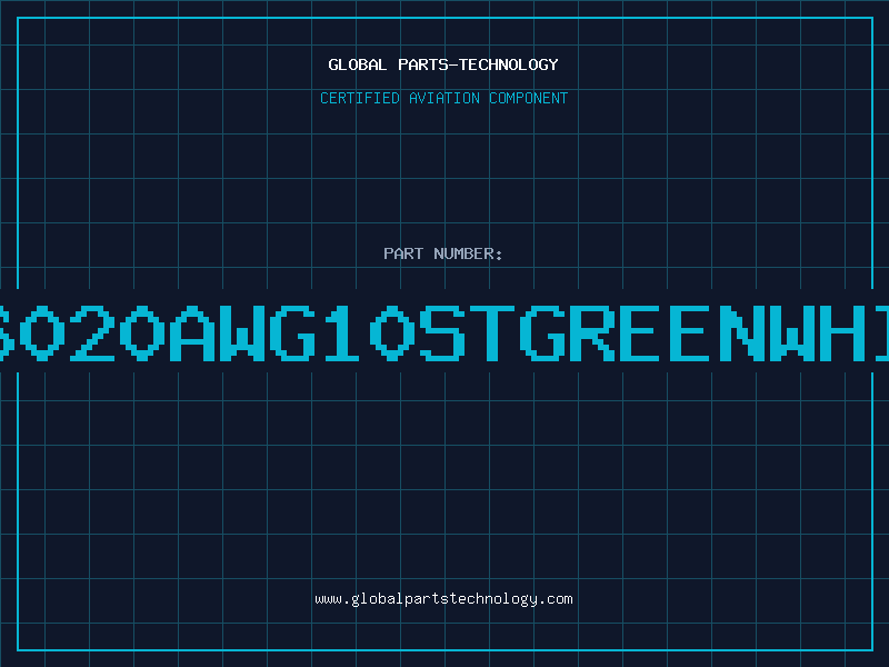 Aviation Part 106020AWG10STGREENWHITE