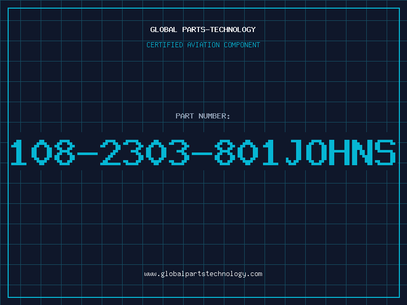 Aviation Part 108-2303-801JOHNS
