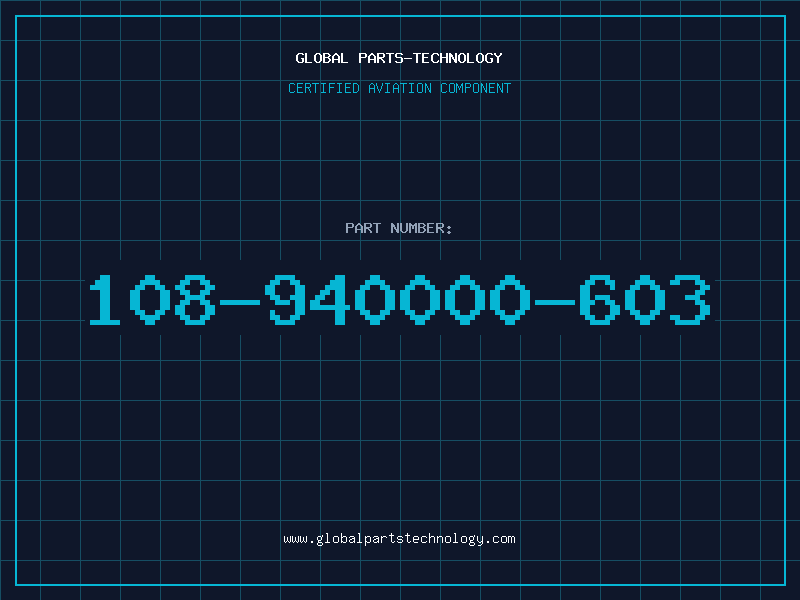 Aviation Part 108-940000-603