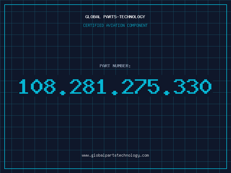 Aviation Part 108.281.275.330