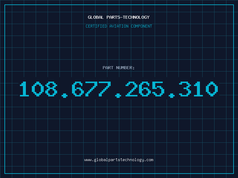 Aviation Part 108.677.265.310