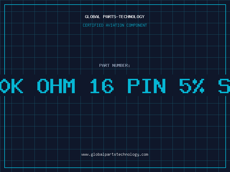 Aviation Part 10K OHM 16 PIN 5% SM