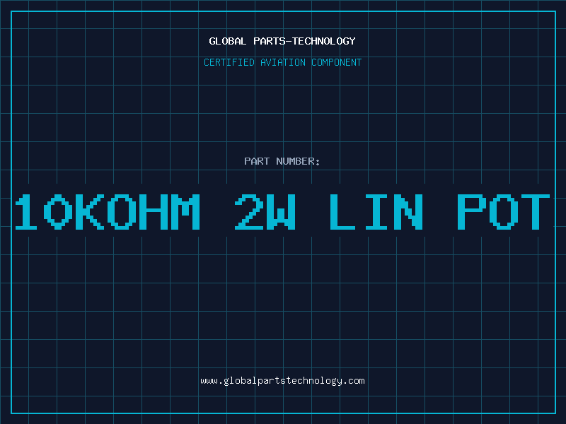 Aviation Part 10Kohm 2w Lin Pot