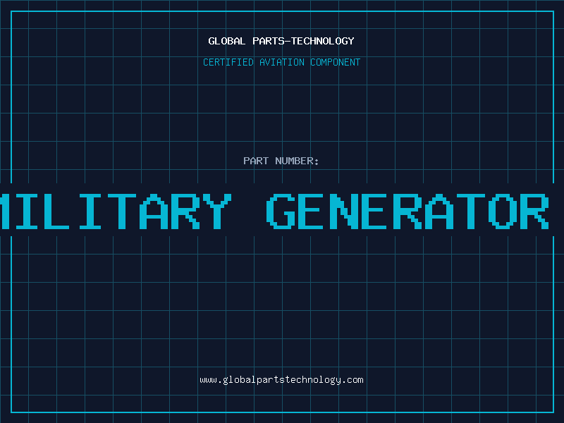 Aviation Part 10kw military generator parts