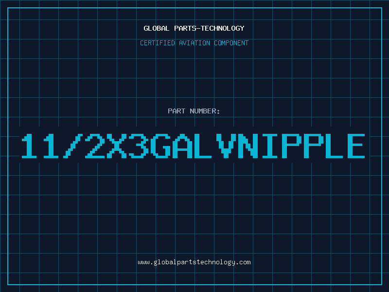 Aviation Part 11/2X3GALVNIPPLE
