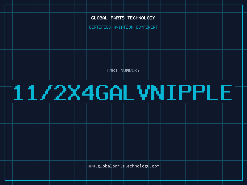 Aviation Part 11/2X4GALVNIPPLE