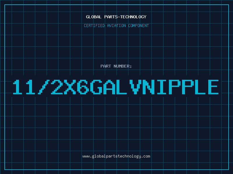 Aviation Part 11/2X6GALVNIPPLE
