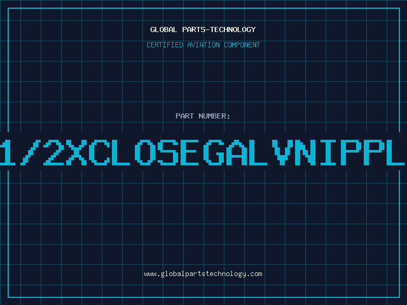 Aviation Part 11/2XCLOSEGALVNIPPLE