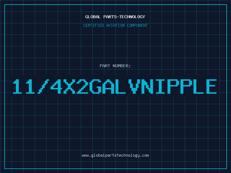 Aviation Part 11/4X2GALVNIPPLE