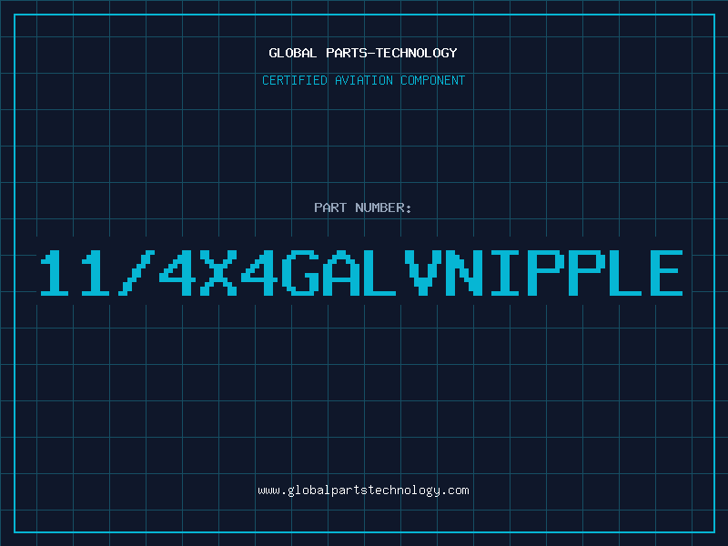 Aviation Part 11/4X4GALVNIPPLE