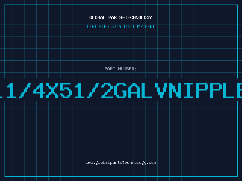 Aviation Part 11/4X51/2GALVNIPPLE