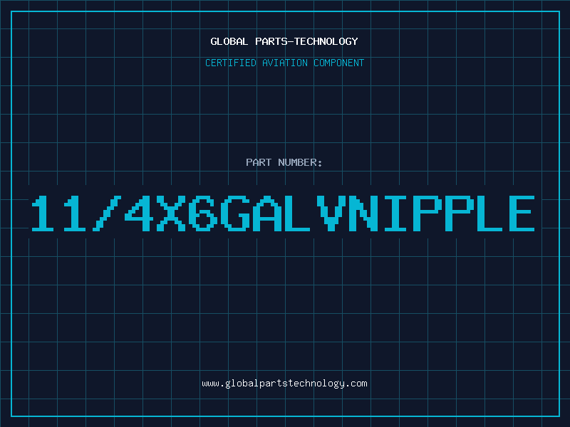 Aviation Part 11/4X6GALVNIPPLE