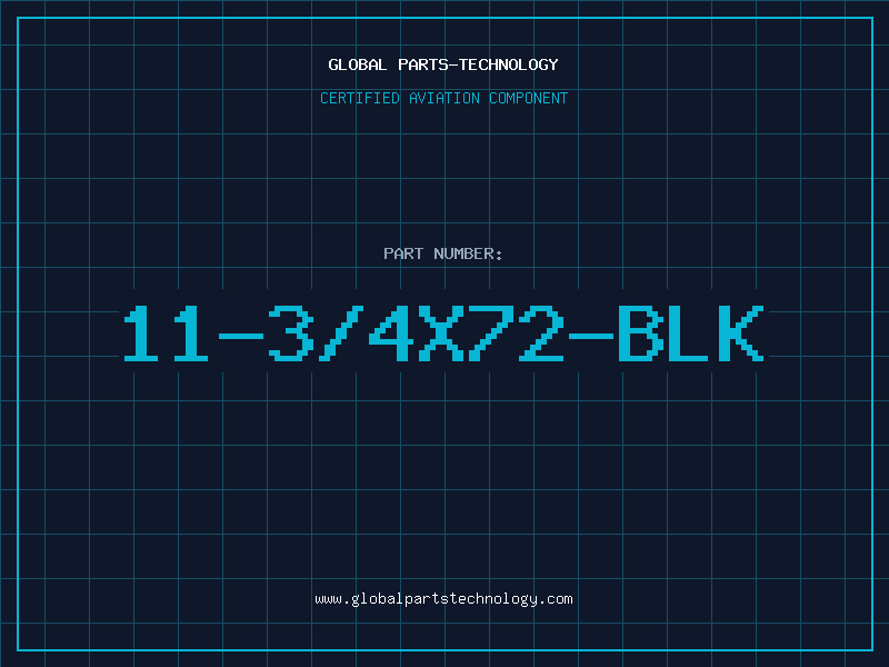 Aviation Part 11-3/4X72-BLK