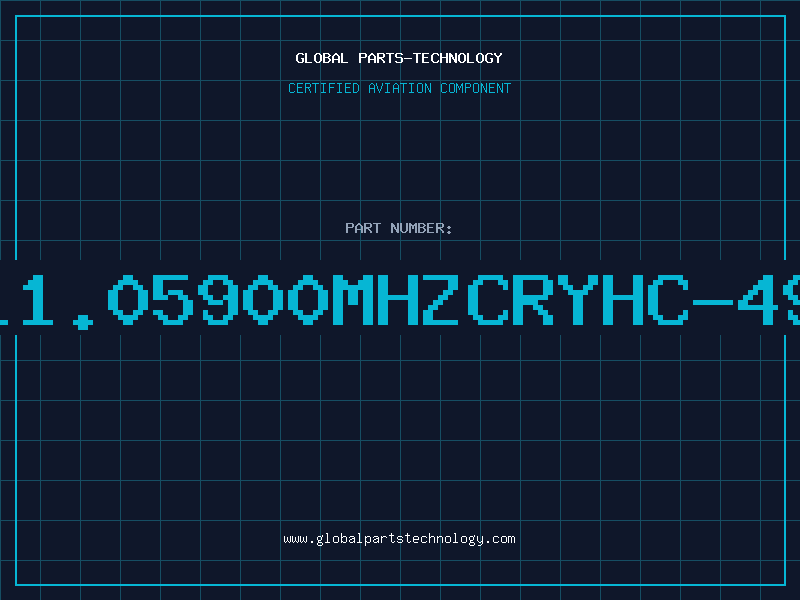 Aviation Part 11.05900MHZCRYHC-49