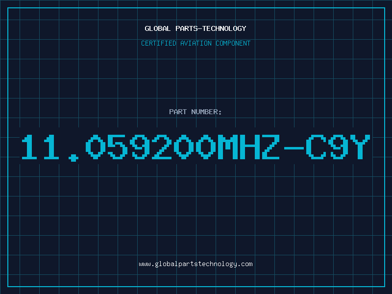 Aviation Part 11.059200MHZ-C9Y