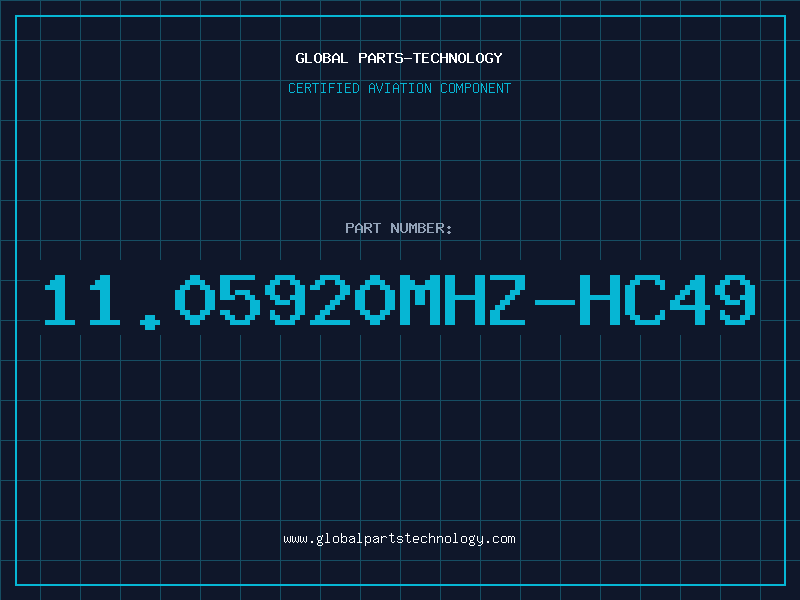 Aviation Part 11.05920MHZ-HC49