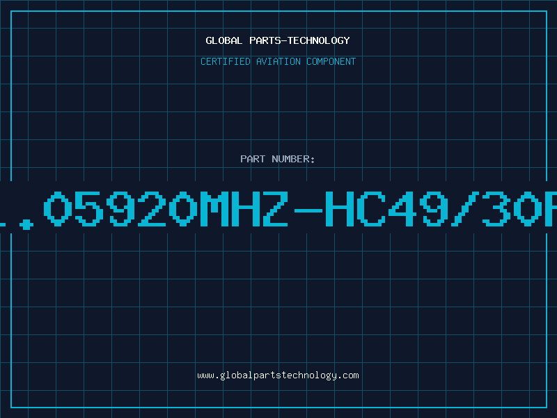 Aviation Part 11.05920MHZ-HC49/30PF