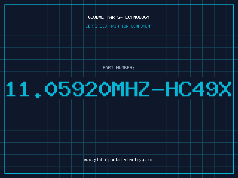 Aviation Part 11.05920MHZ-HC49X