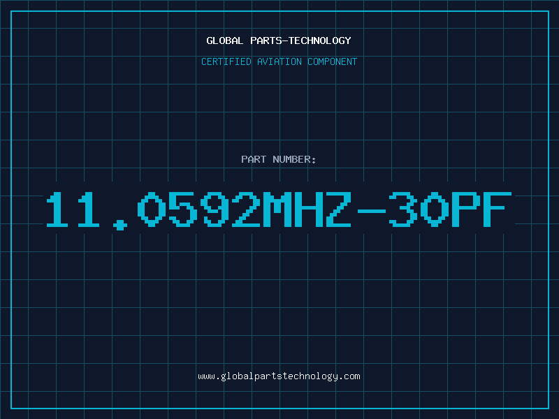 Aviation Part 11.0592MHZ-30PF