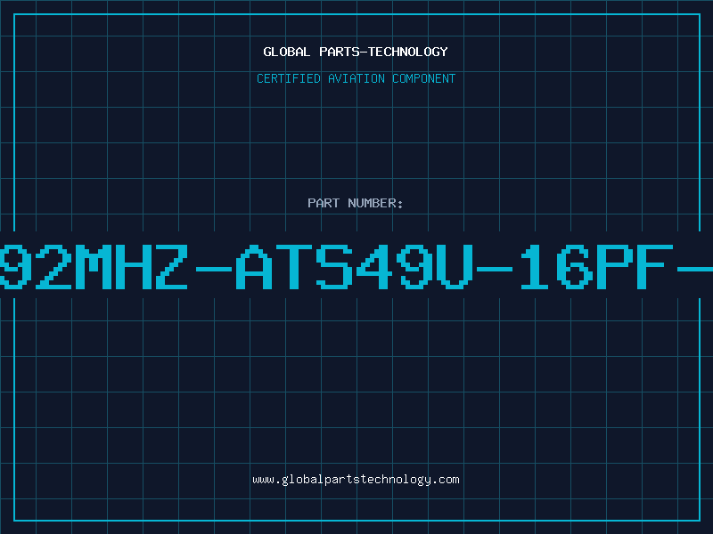 Aviation Part 11.0592MHZ-ATS49U-16PF-30PPM