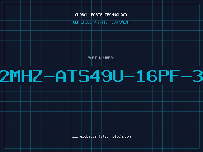 Aviation Part 11.0592MHZ-ATS49U-16PF-30PPM-S